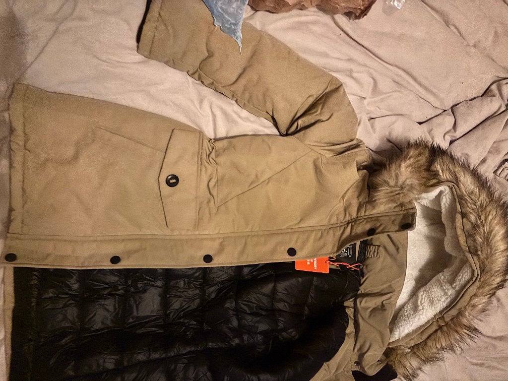 NIEUW Superdry winterjas maat M dames, Kleding | Dames, Jassen | Winter, Ophalen, Nieuw, Maat 38/40 (M), Blauw