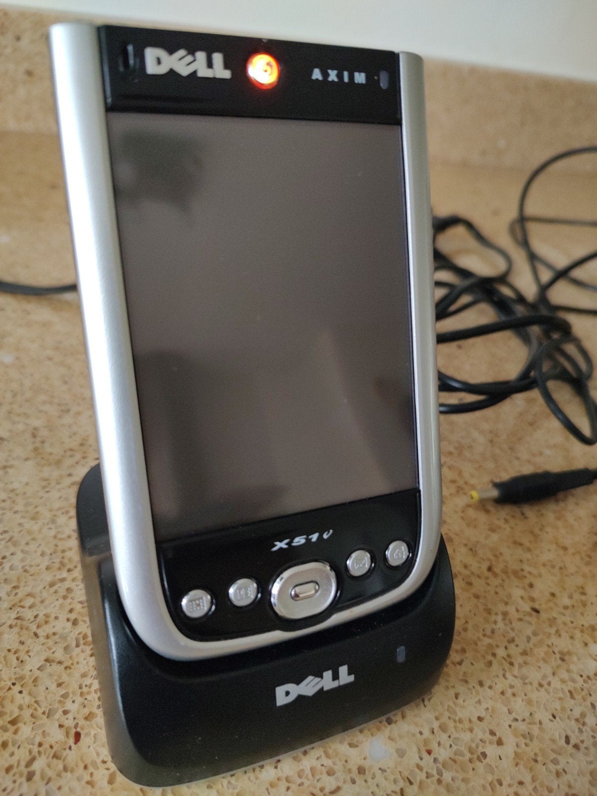 Dell Axim X51v PDA met Docking Station en Kabels, Telecommunicatie, Ophalen of Verzenden, Zo goed als nieuw, Windows Mobile