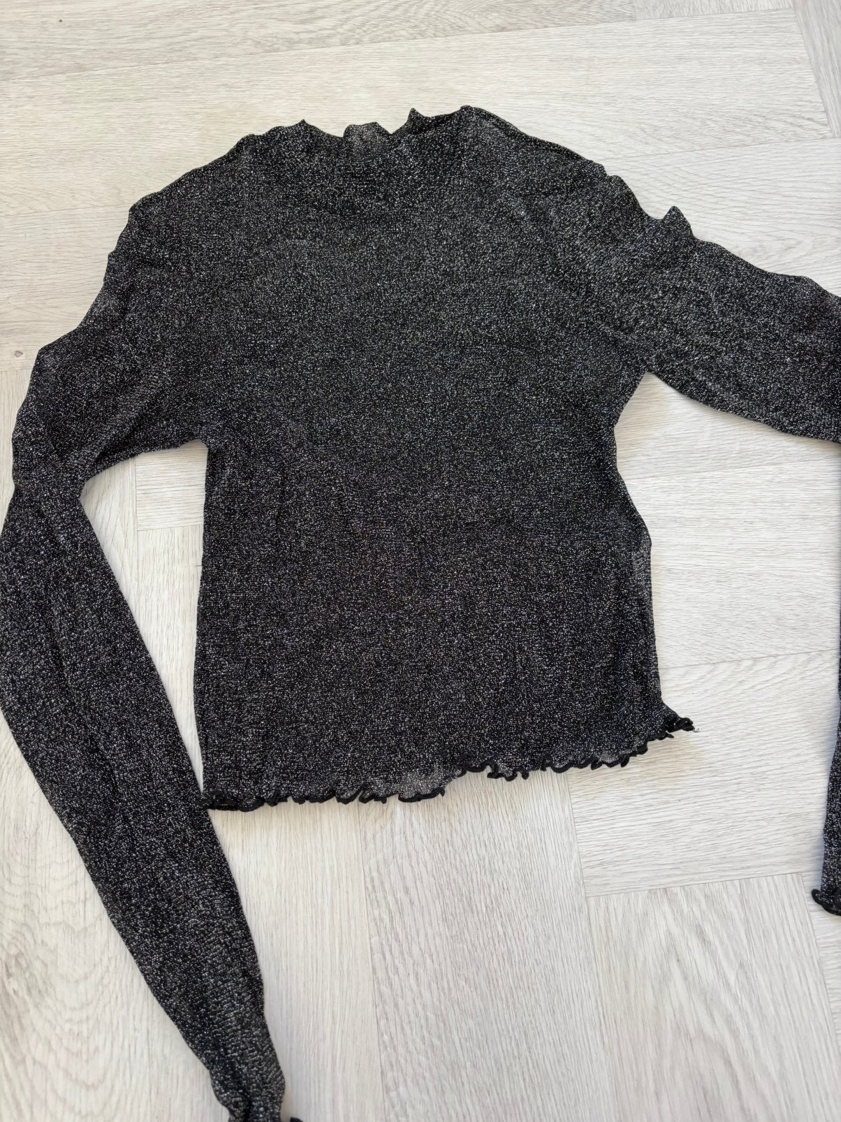 NIEUW: glittertop van Pull & Bear mt M, Kleding | Dames, Maat 38/40 (M), Zwart, Nieuw, Ophalen of Verzenden
