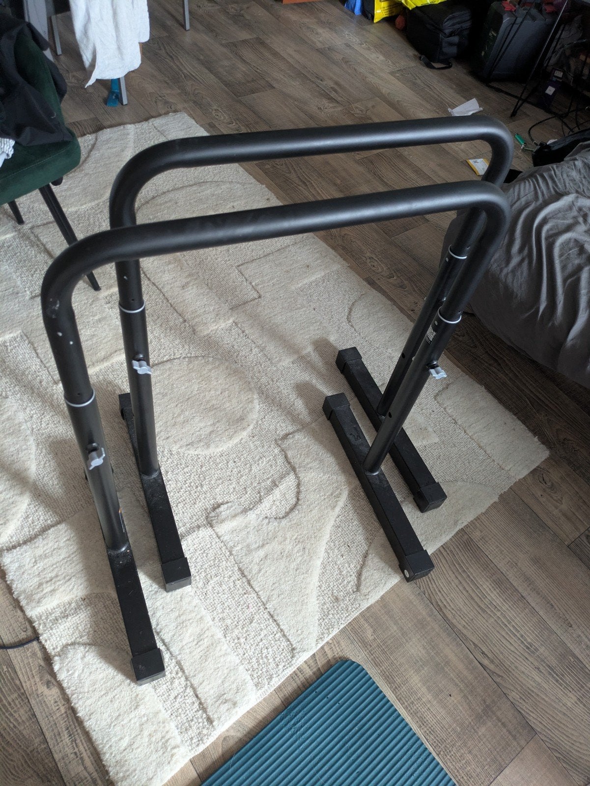 Corength TS100 verstelbare dip bars – Decathlon, Ophalen of Verzenden, Zo goed als nieuw, Overige typen