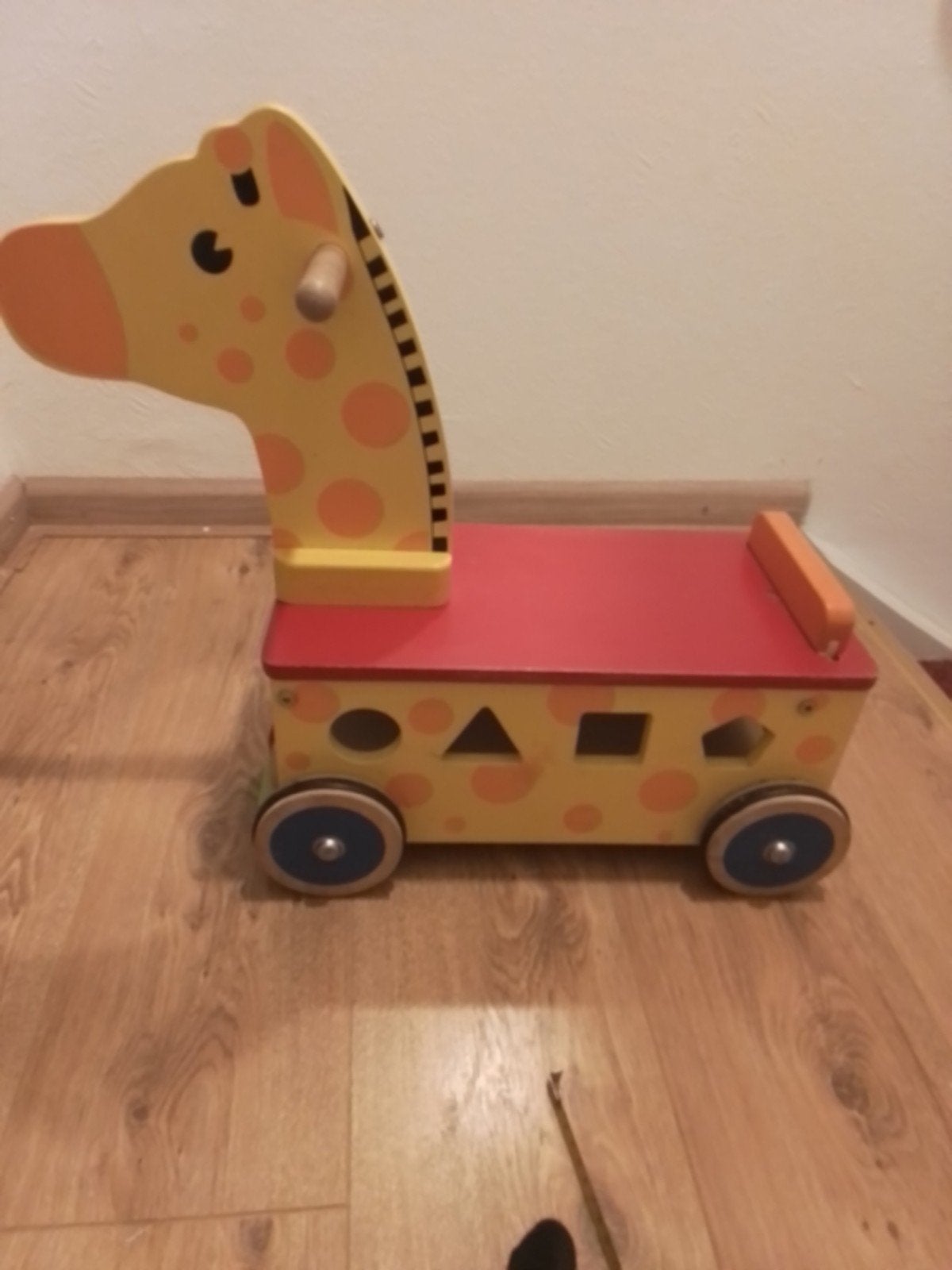 Leuke Giraf Loopwagen - Zo goed als nieuw, Ophalen of Verzenden, Zo goed als nieuw, Loopvoertuig