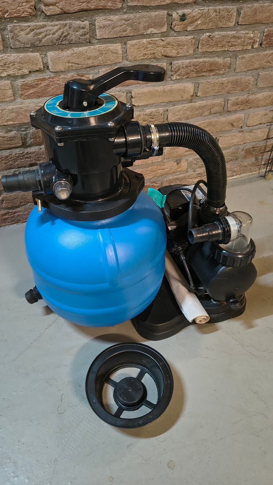 Waterland Zandfilterset voor max 20 kuub zwembad, Ophalen, Zo goed als nieuw, Zwembadpomp