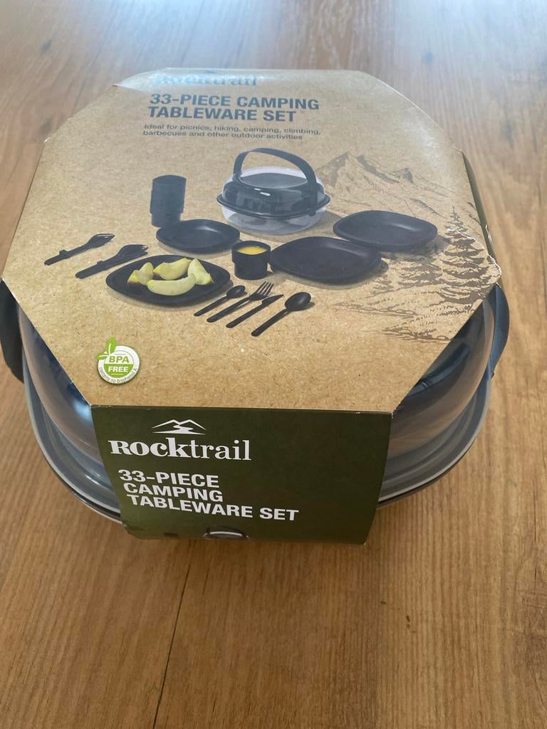 Rocktrail 33-delig camping servies., Ophalen, Overige materialen, Nieuw, Overige stijlen