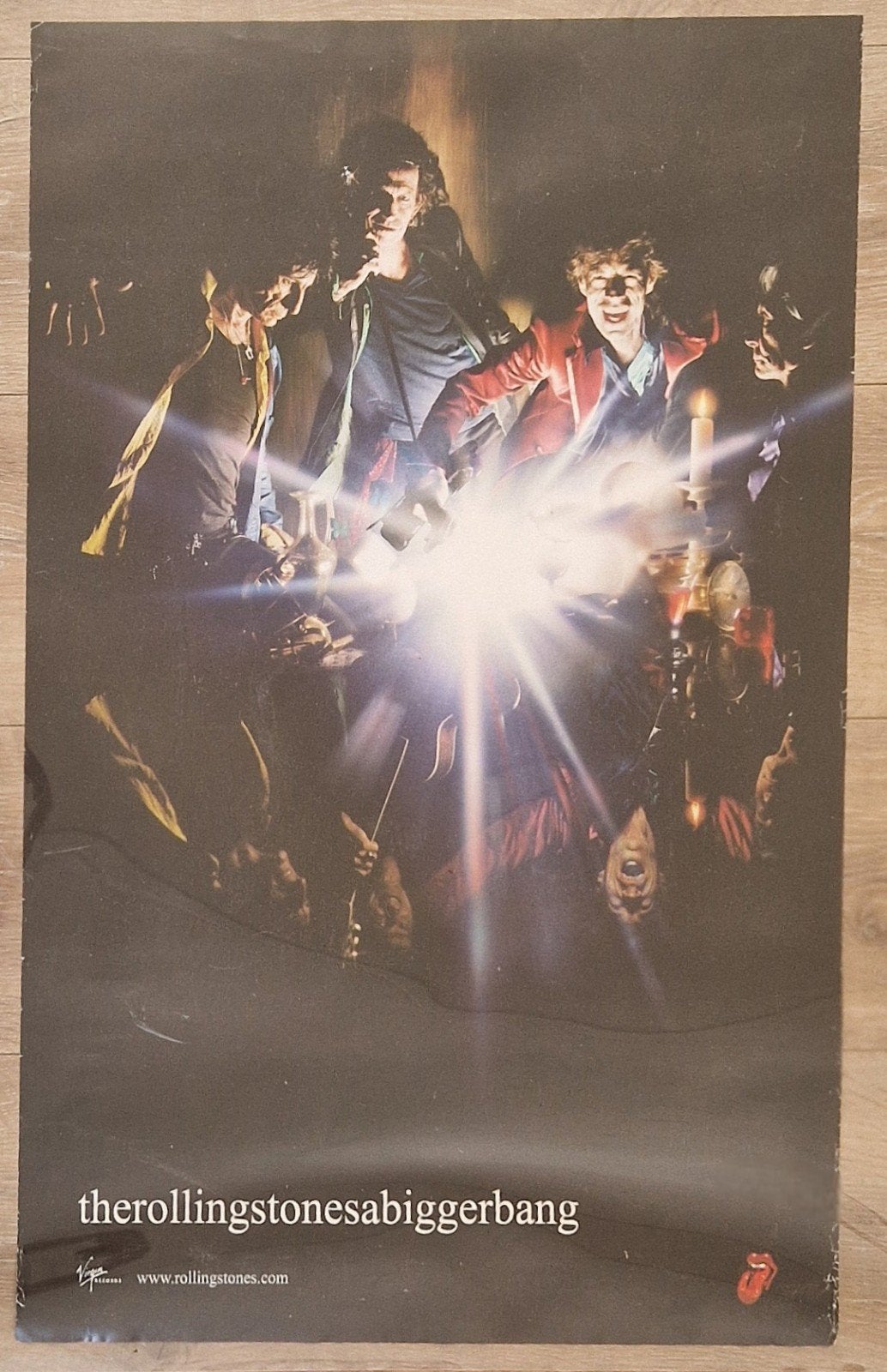 The Rolling Stones A Bigger Bang Tour Poster 76x50 cm, Ophalen of Verzenden, A1 t/m A3, Muziek, Rechthoekig Staand