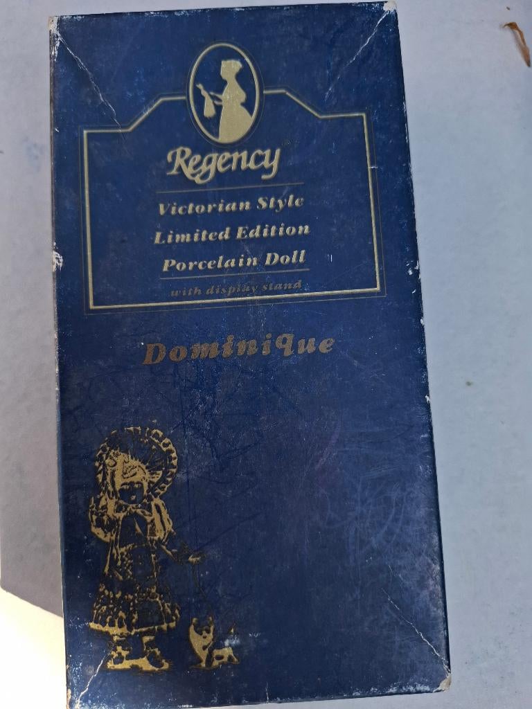 pop porcelain doll Regency, Verzamelen, Poppen, Verzenden, Nieuw, Pop