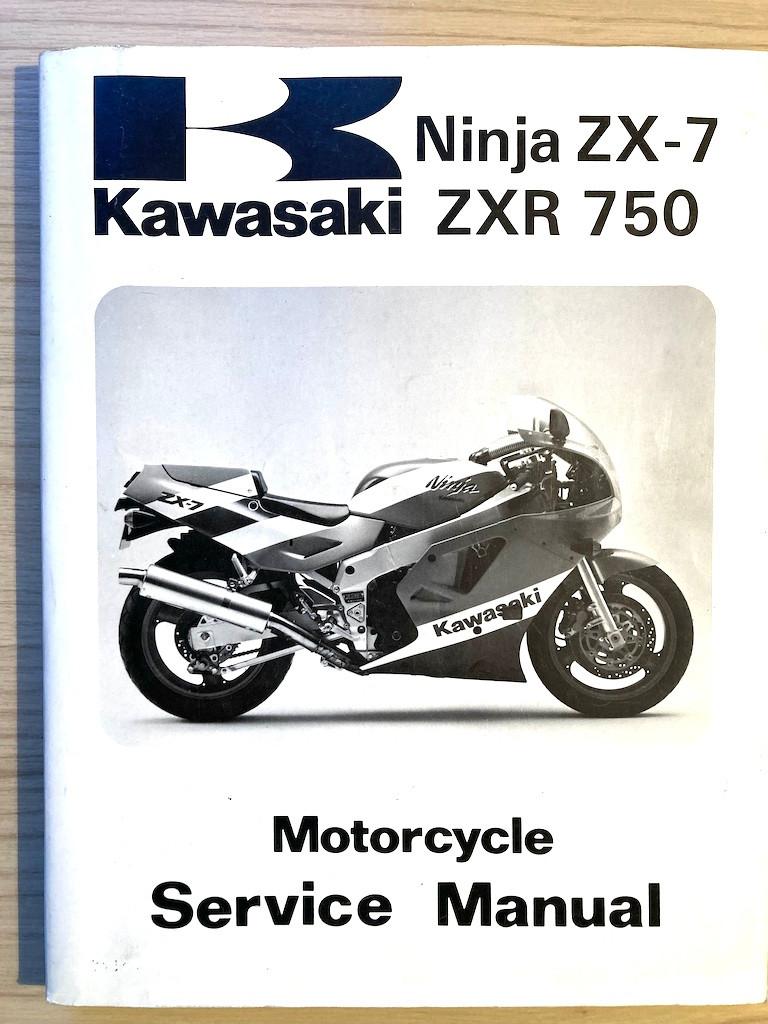 Kawasaki Ninja ZX-7 ZXR750 1989 Motorcycle Service Manual, Verzenden, Kawasaki