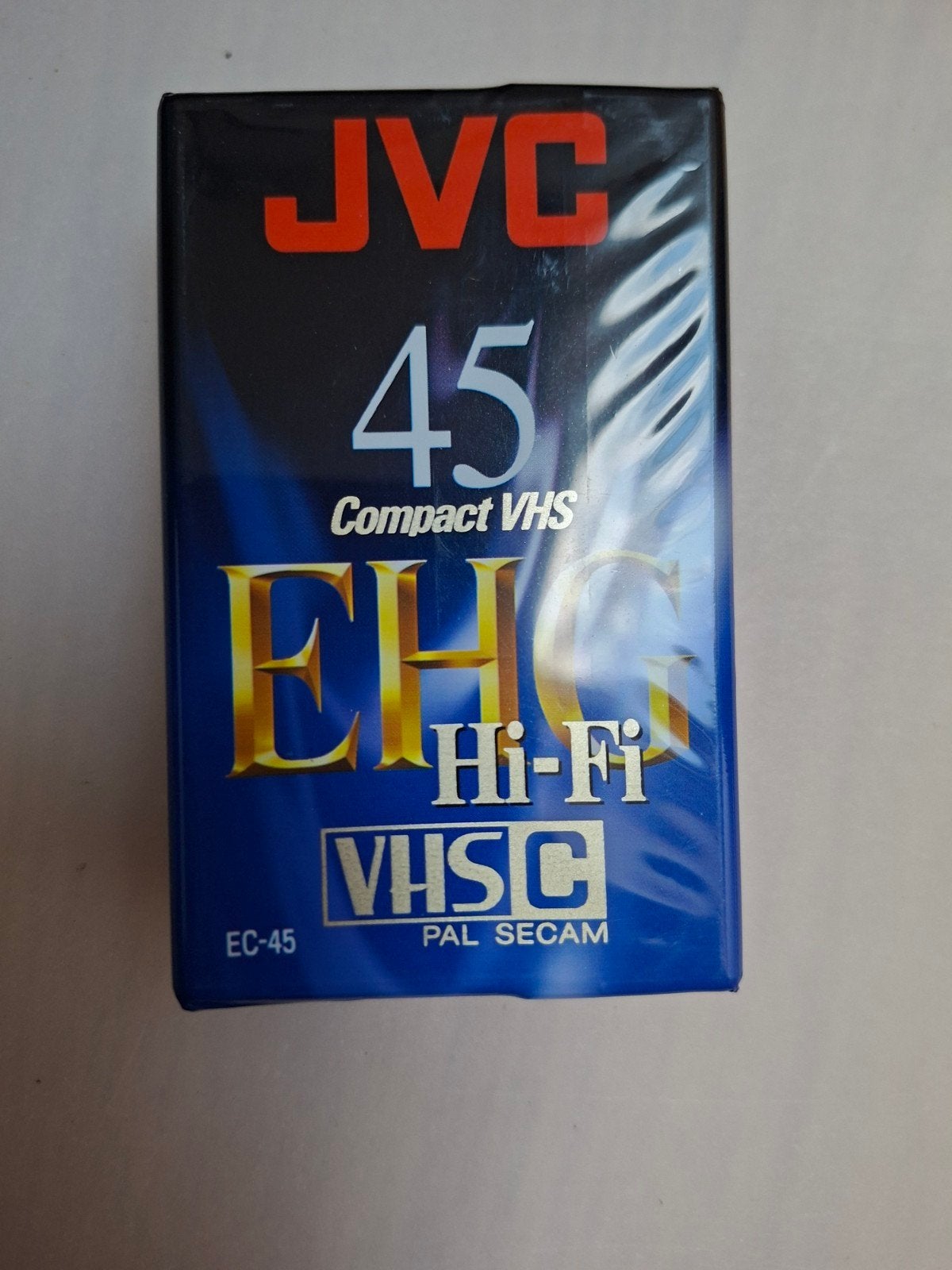 JVC Compact VHS EC-45 EHG Hi-Fi videoband - Nieuw, Ophalen of Verzenden, Nieuw in verpakking, VHS