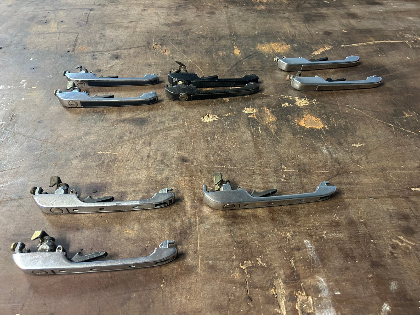 VW/Audi originele metalen handgrepen., Ophalen of Verzenden, Audi