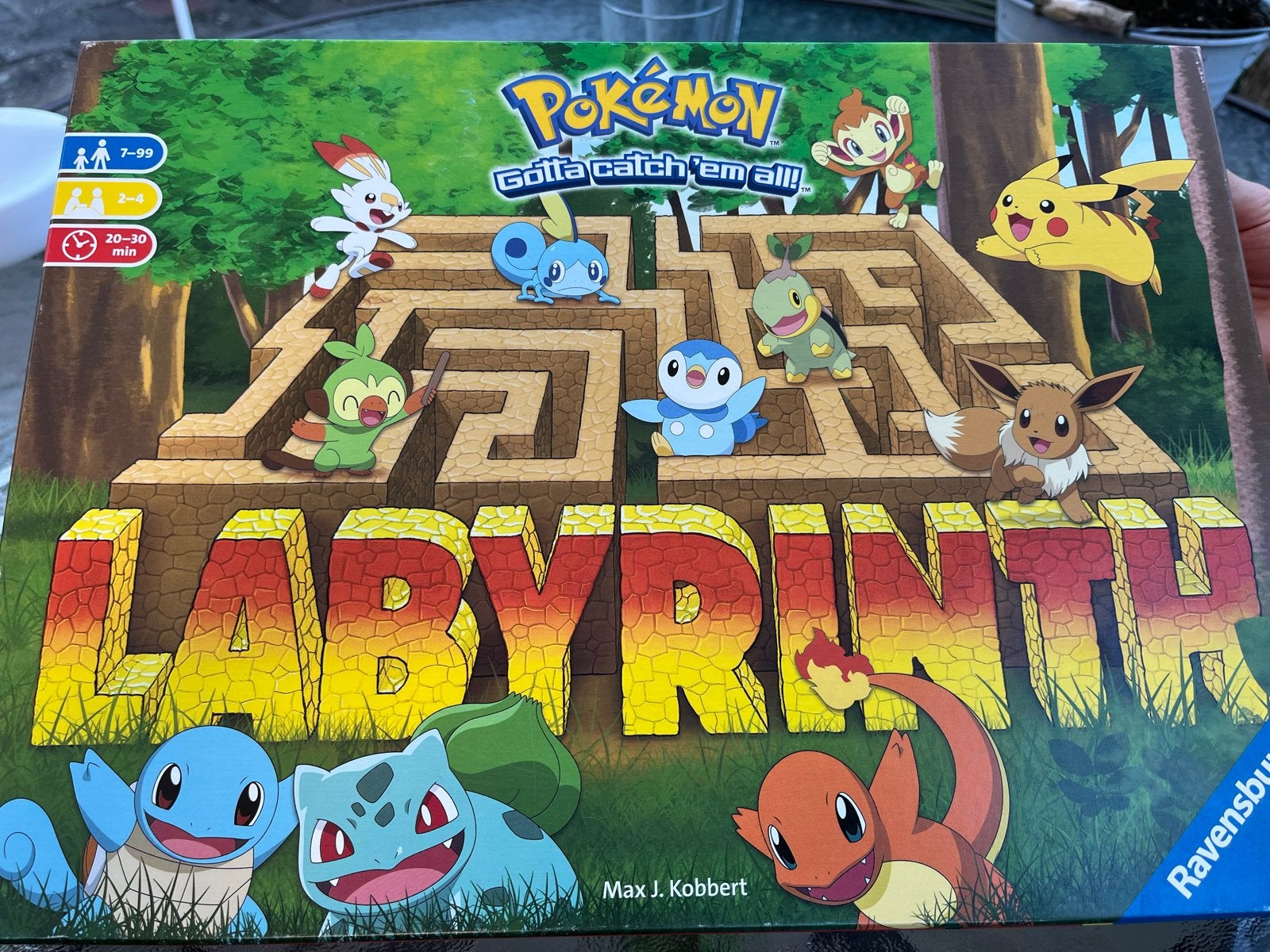 Pokémon Labyrinth Bordspel - Zo goed als nieuw, Drie of vier spelers, Ophalen of Verzenden, Zo goed als nieuw