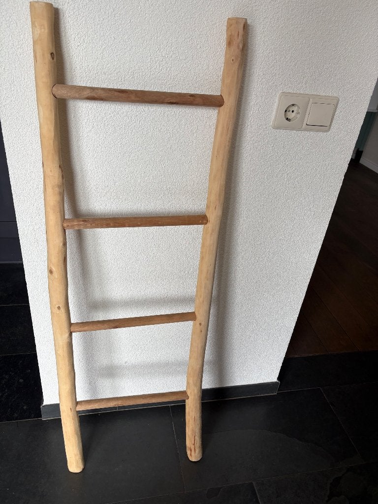 Houten decoratie trap, Ophalen, Zo goed als nieuw, 120 cm, Decoratieobject