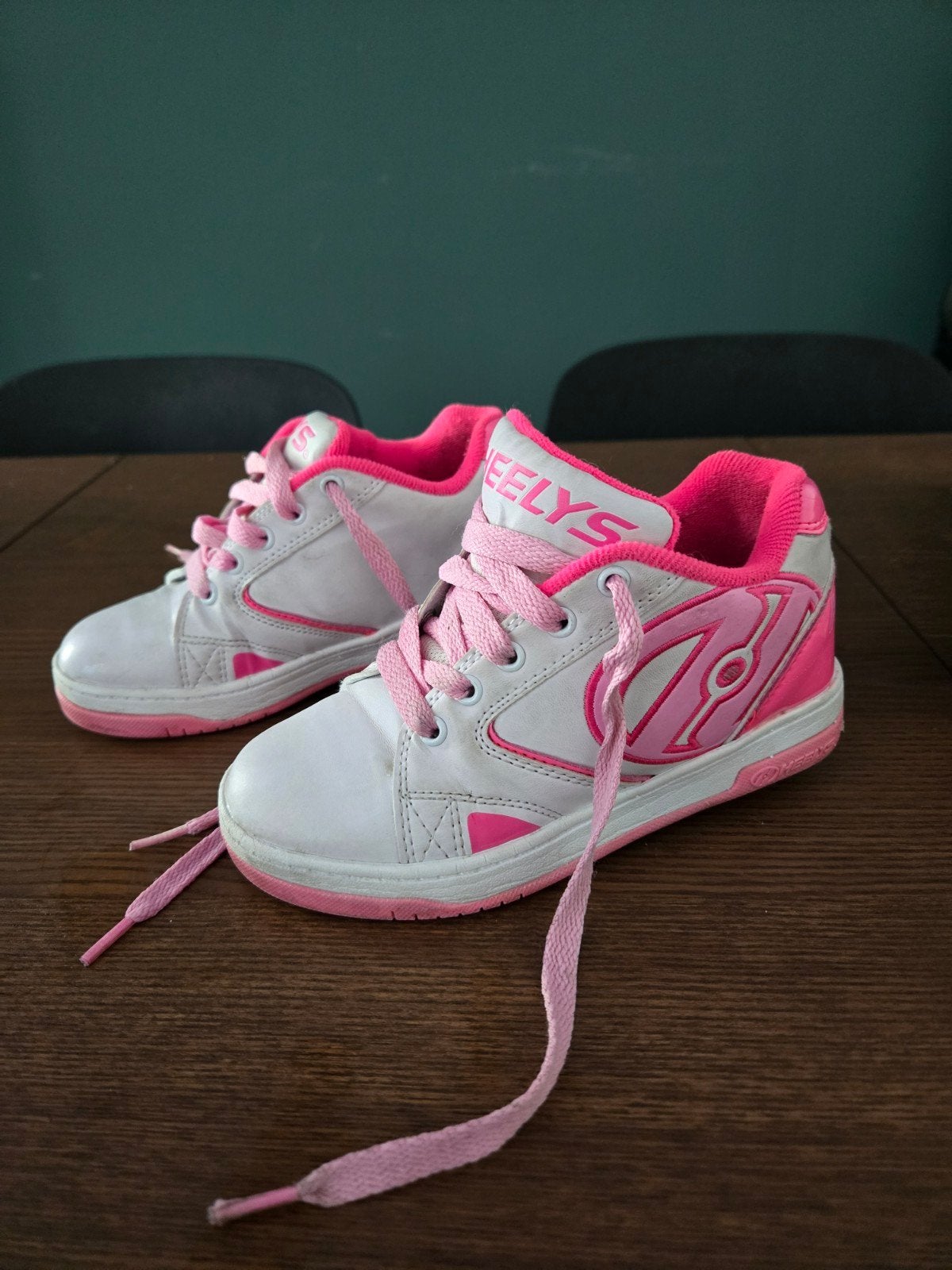 Heelys rolschoenen, roze maat 32, Ophalen, Gebruikt, Kinderen