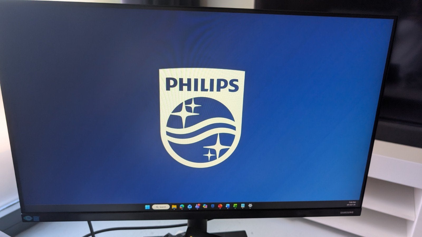 Samsung Monitor 27" - Full HD, HDMI, DisplayPort, Philips, IPS, Full HD, Zo goed als nieuw