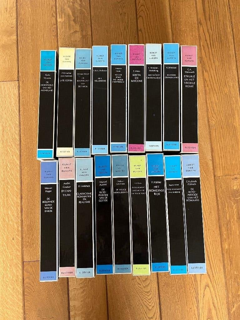 Elsevier 18-delige serie Kunst van Europa, Diverse, Ophalen of Verzenden, Zo goed als nieuw, Overige onderwerpen