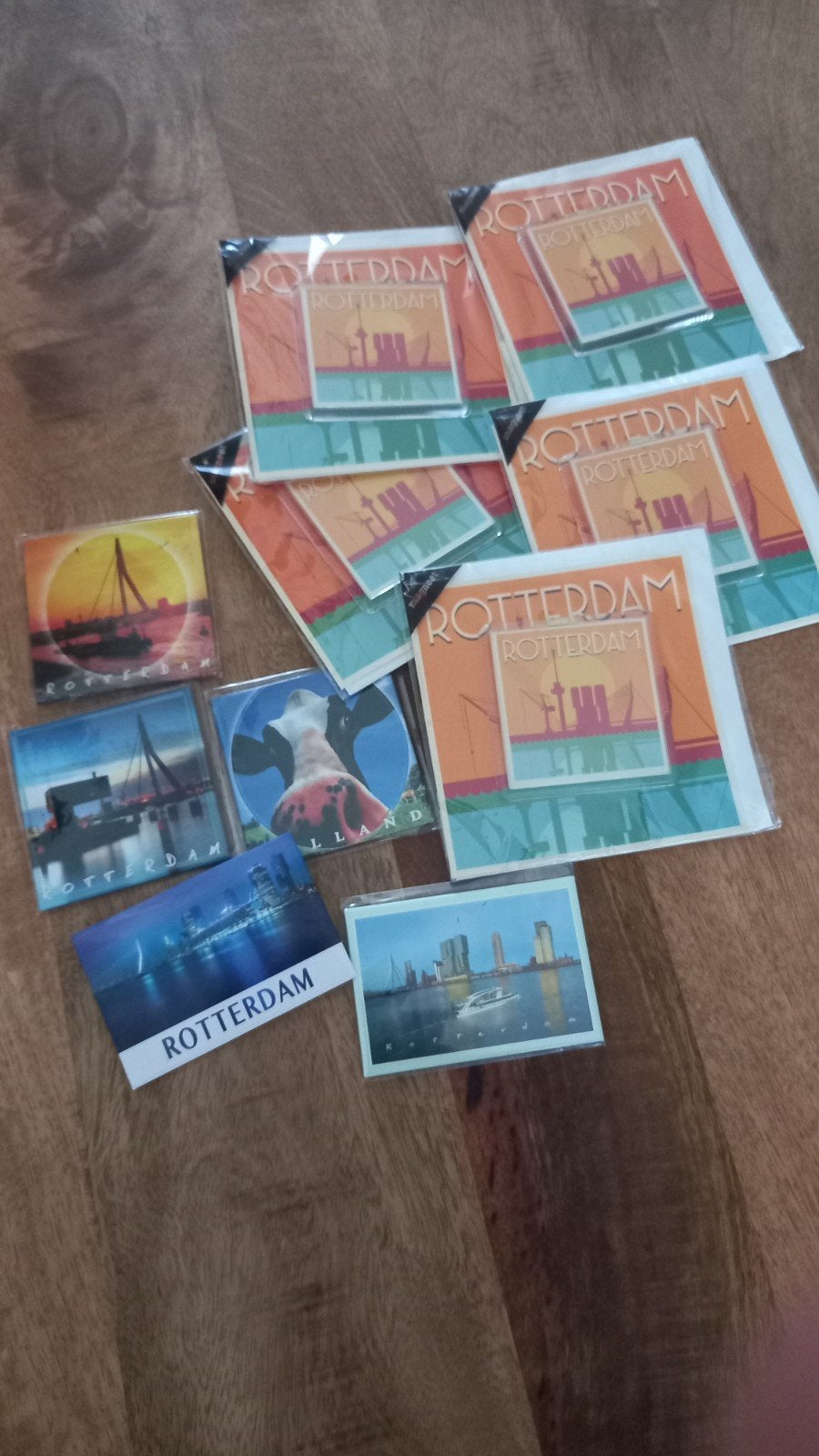 10 koelkastmagneten Rotterdam Nederland, Ophalen of Verzenden, Zo goed als nieuw, Geschiedenis en Politiek