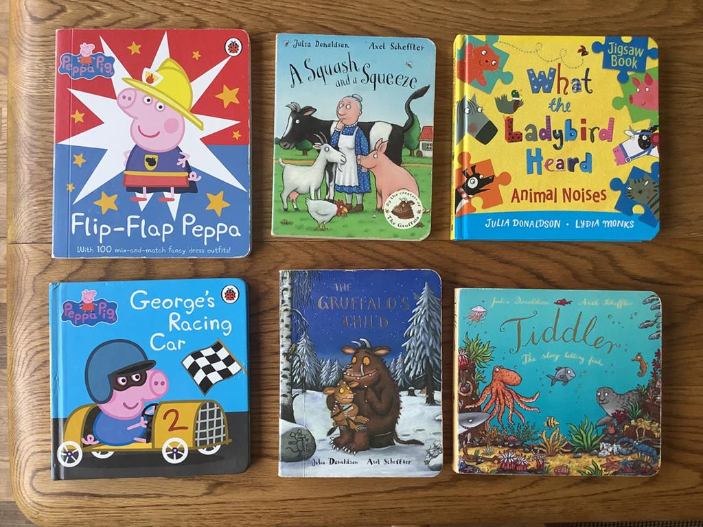 English children’s books - karton/hardekaft, Ophalen of Verzenden, Gelezen, Uitklap-, Voel- of Ontdekboek