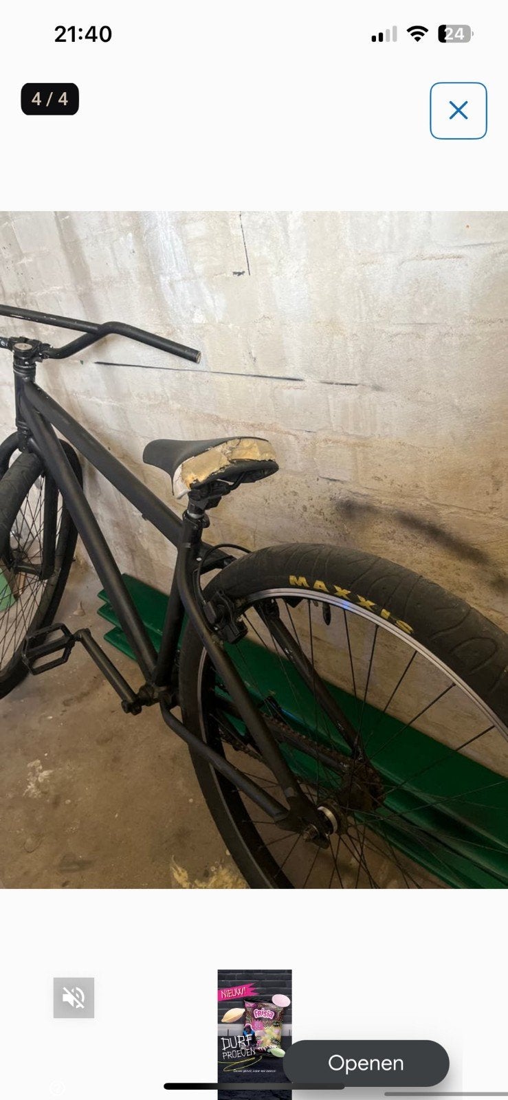SE Bike Maffia Bike - Gebruikt, Fietsen en Brommers, Fietsen | Crossfietsen en BMX, 24 inch of meer, Gebruikt, Staal, Velgrem