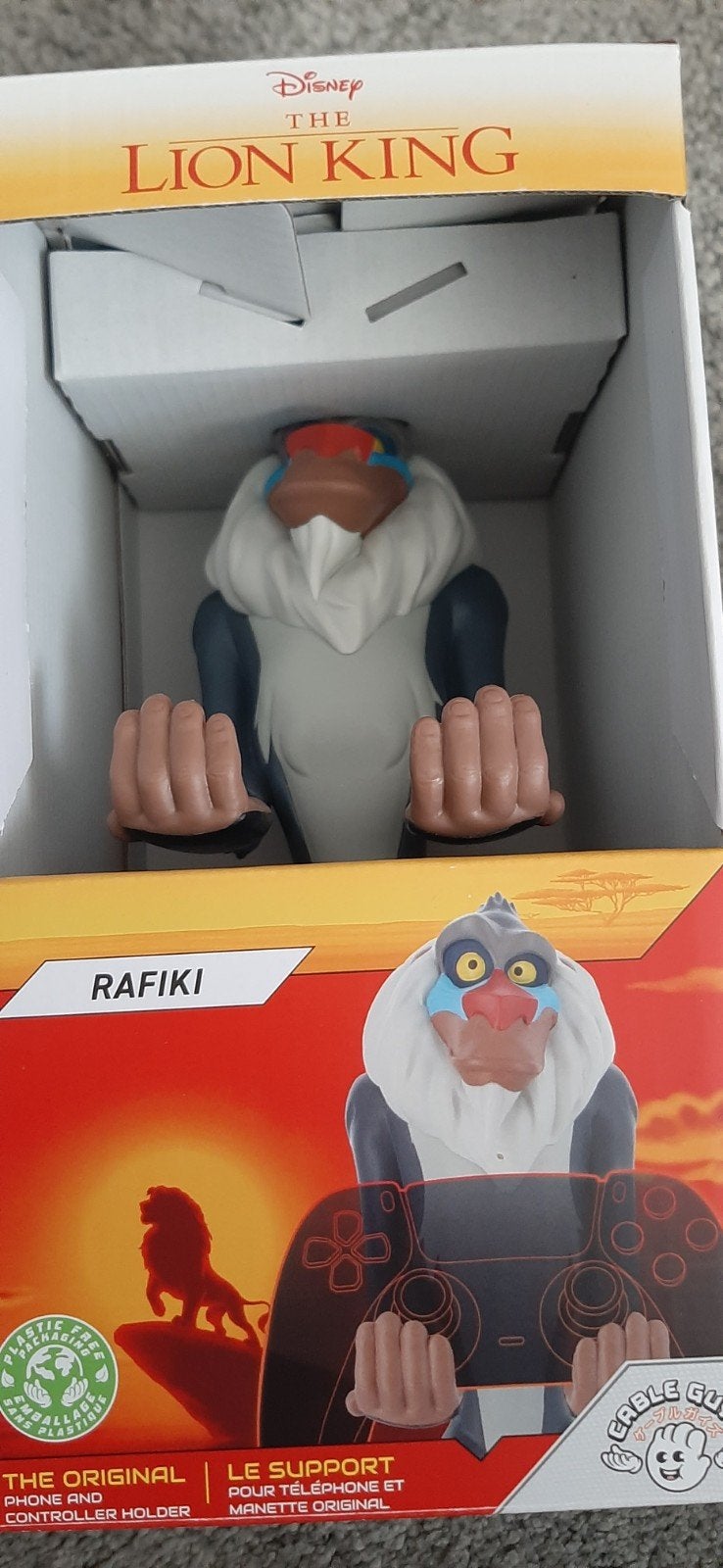 The Lion King Rafiki Phone holder, Ophalen of Verzenden, Leeuwenkoning of Jungle Boek, Nieuw, Beeldje of Figuurtje