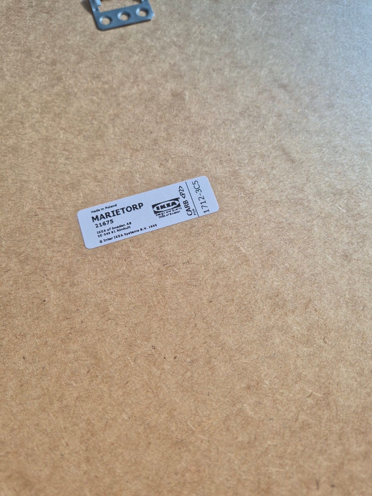 IKEA MARIETORP Fotolijst Zwart, Ophalen, Gebruikt, Fotolijst, Met ophangsysteem