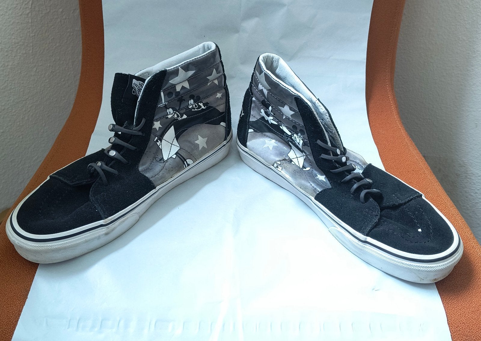 Vans x Disney Mickey Mouse Sk8-Hi Sneakers met klein detail, Kleding | Dames, Ophalen of Verzenden, Zwart, Sneakers of Gympen