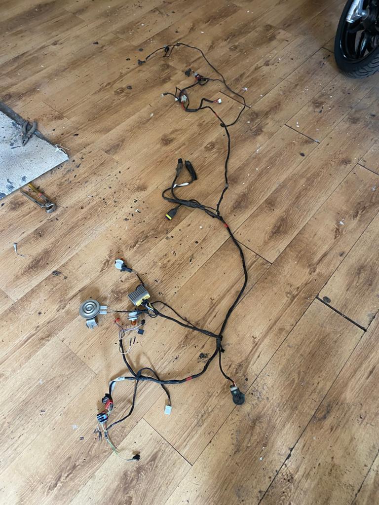 Vespa lx50/s50 4t 2v volledige kabelboom - met toebehoren, Ophalen, Gebruikt, Overige typen, Vespa