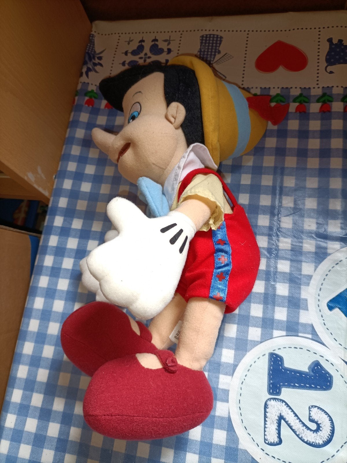 Pinokkio knuffel Pinocchio Disney 35 cm groot, Ophalen of Verzenden, Zo goed als nieuw, Overige typen