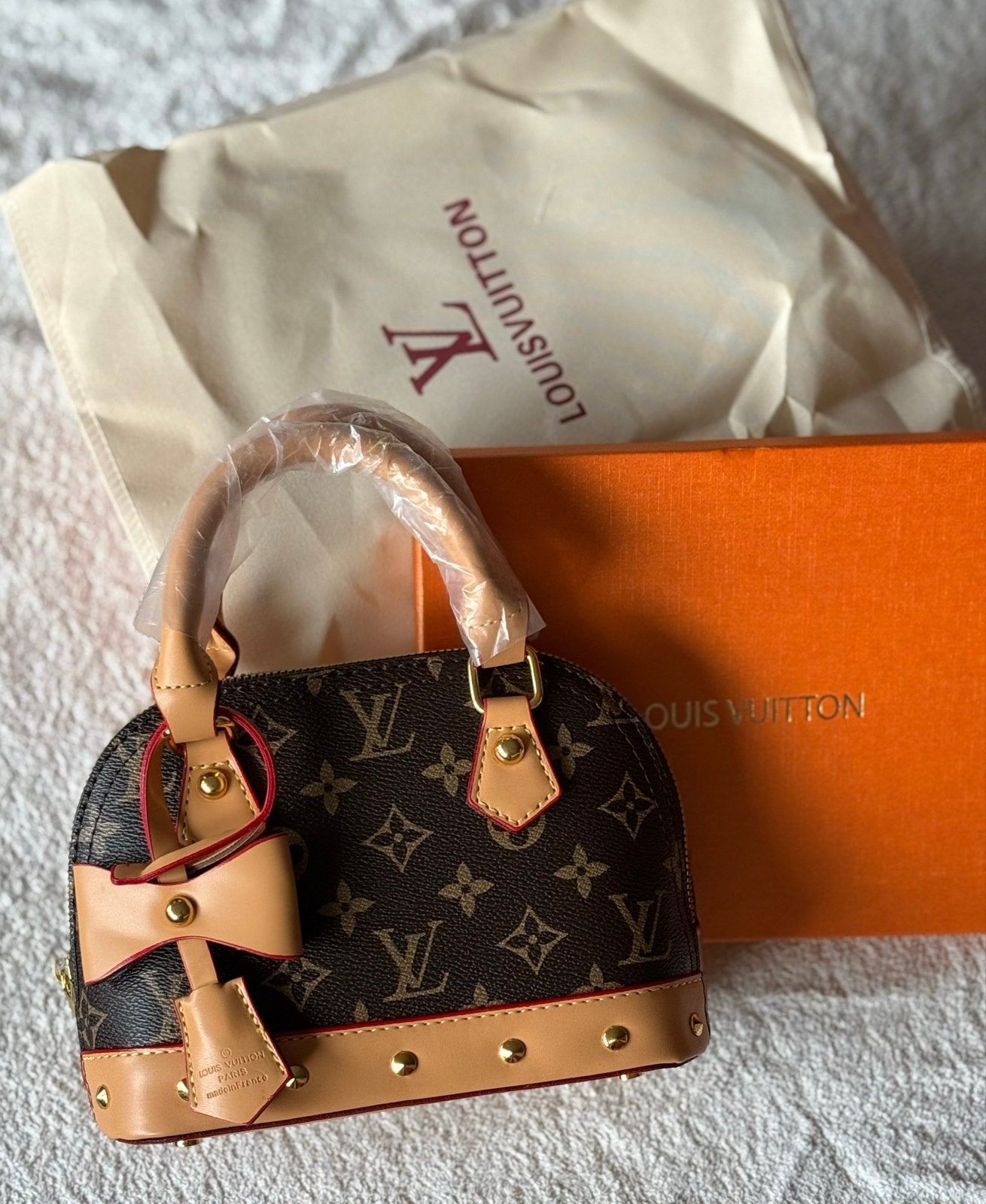 Louis Vuitton Monogram Canvas Handtas - Nieuwstaat, Sieraden, Tassen en Uiterlijk, Ophalen of Verzenden, Nieuw, Bruin, Handtas