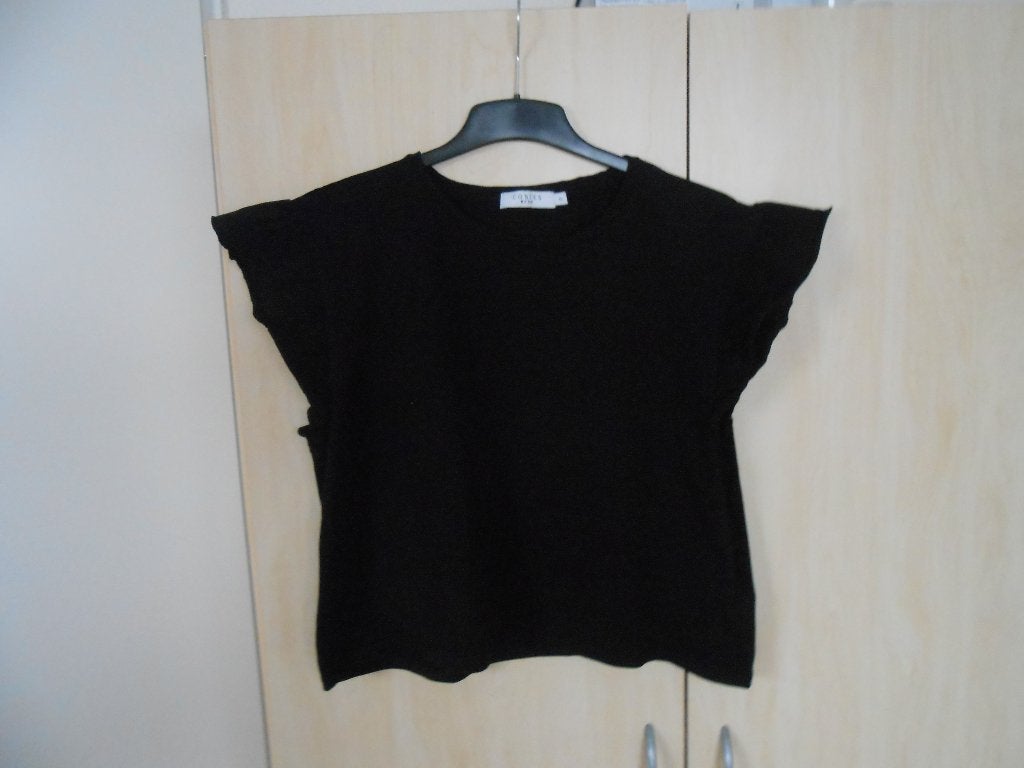 Kort zwart shirtje maat XL van Costes, Kleding | Dames, T-shirts, Zwart, Maat 46/48 (XL) of groter, Ophalen of Verzenden, Korte mouw