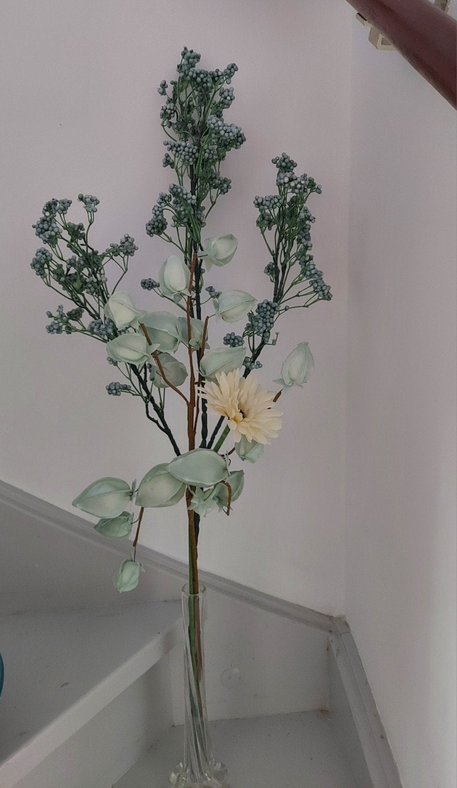 GRATIS BLAUWE ZIJDE BLOEMEN, Ophalen, Zo goed als nieuw, Blauw