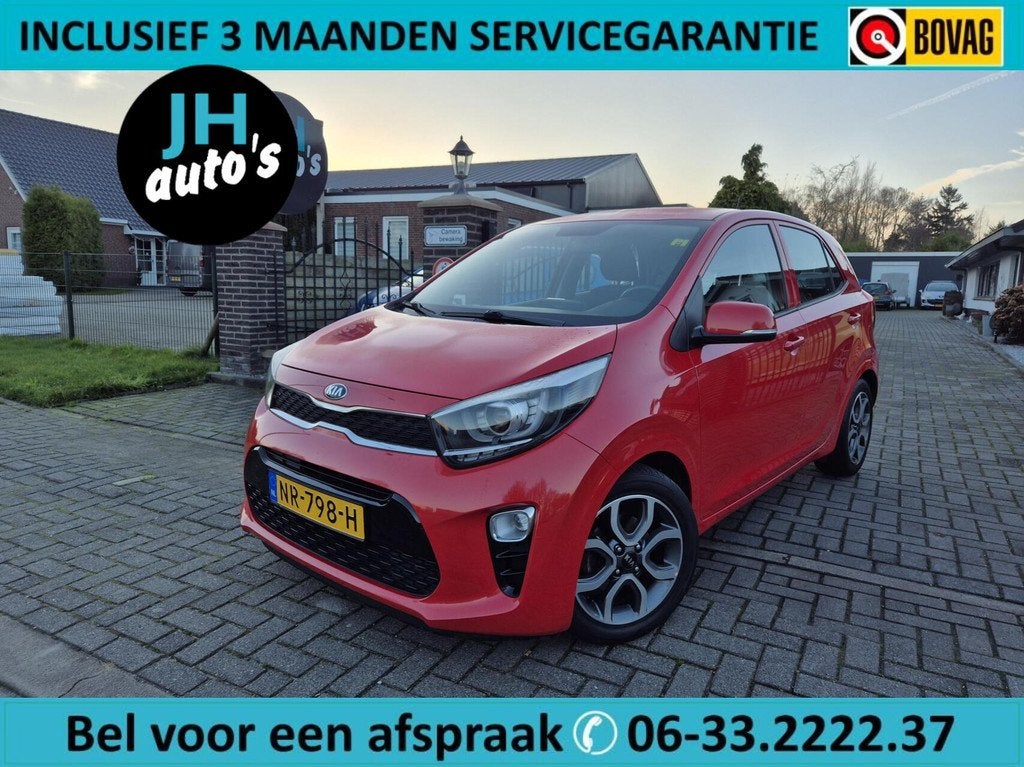 Kia Picanto 1.0 CVVT First Edition CRUISE | LED | INCL-BEURT, Voorwielaandrijving, Gebruikt, Euro 6, Met garantie (alle)
