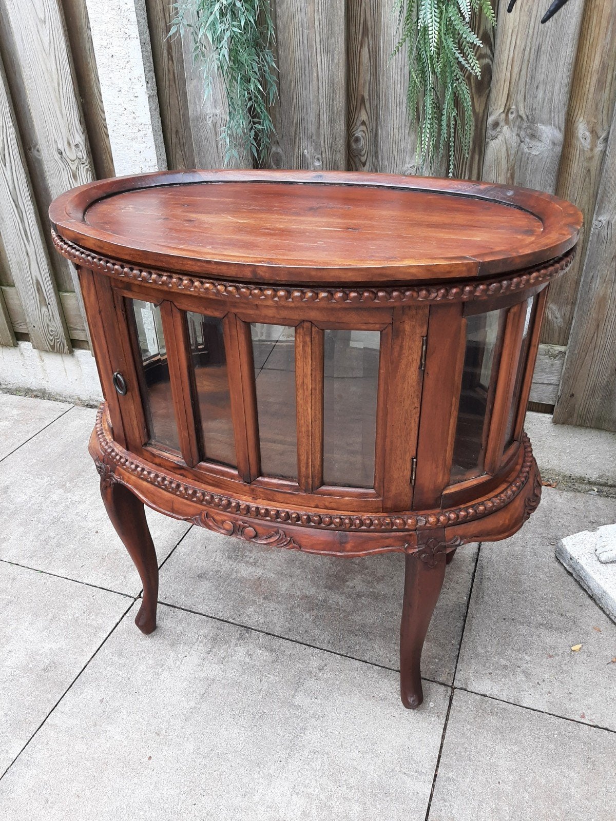 Teak houten thee of dranken kastje, Antiek en Kunst, Antiek | Meubels | Kasten, Ophalen