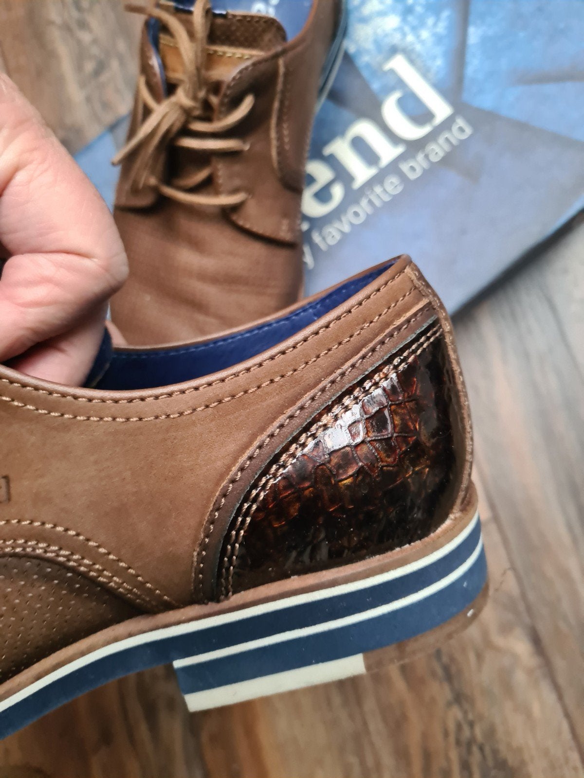 Mooie en nette herenschoenen van Braend, Bruin, Braend, Ophalen of Verzenden, Zo goed als nieuw