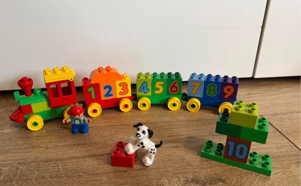 Duplo getallentrein, Ophalen, Gebruikt, Duplo