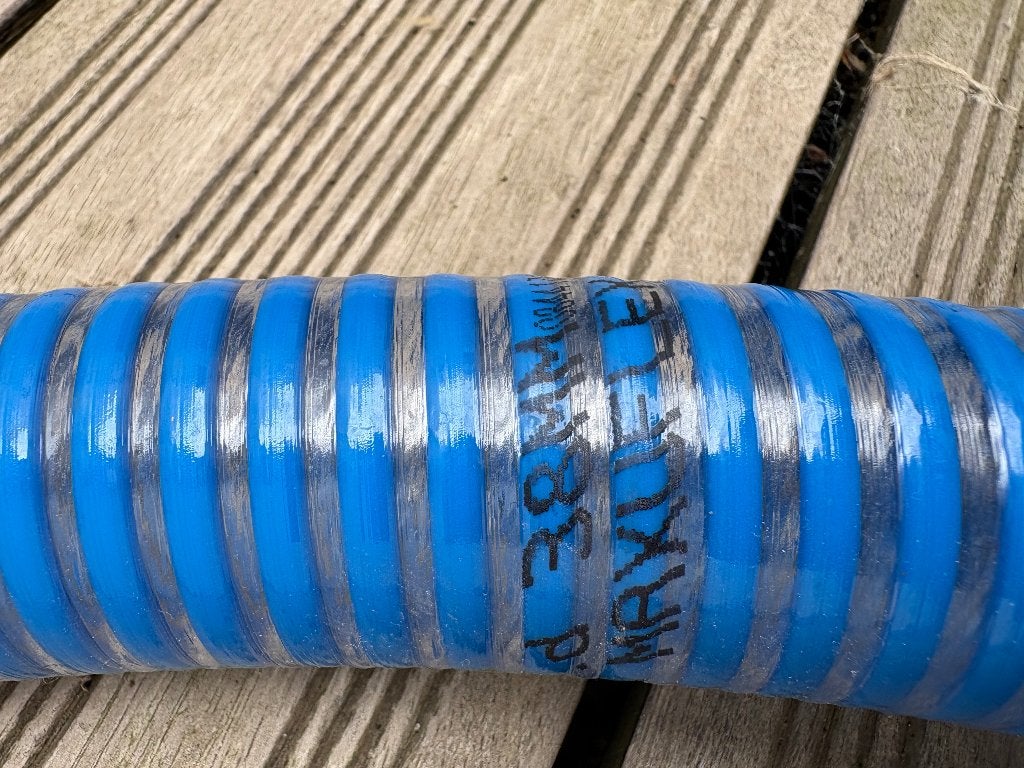 Maxuflex Blue PVC zuigslang 38 mm – 4 meter, Ophalen, Pvc, Nieuw, 20 tot 40 mm