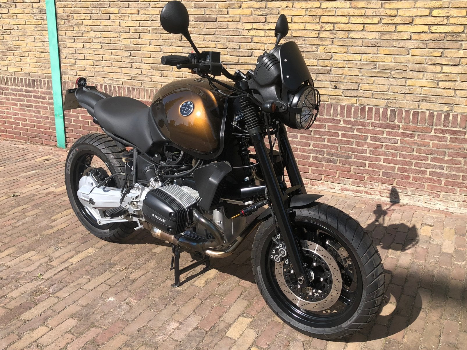 BMW R1100R scrambler caferacer, Cardan-aandrijving, 2 cilinders, Motorrijbewijs A, Gebruikt