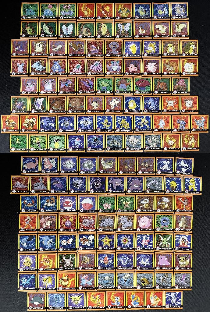 Pokemon Artbox Series One Sticker Set complete 150 stickers, Verzenden, Nieuw, Overige typen