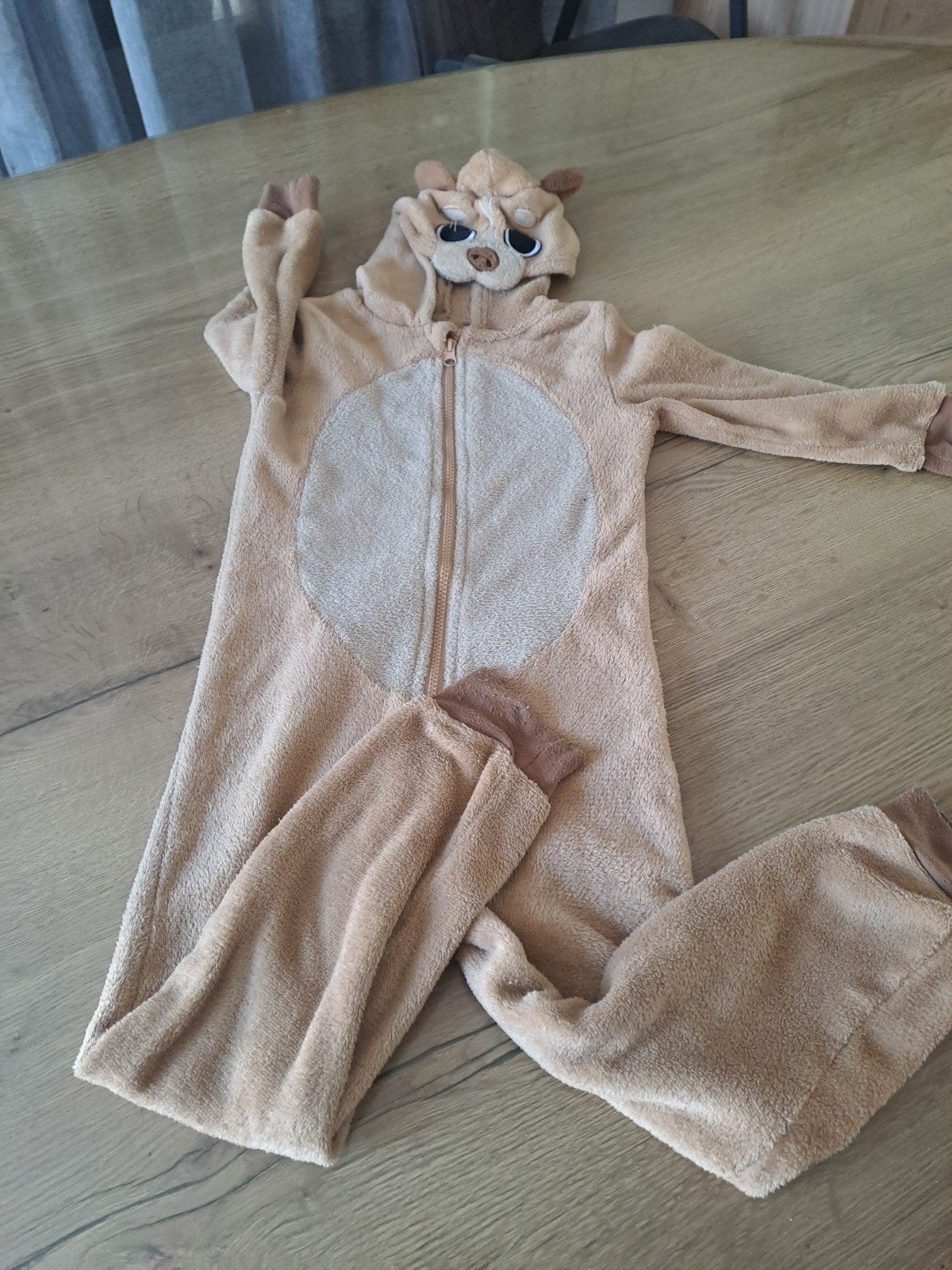 Leuke onesie met dierenprint maat 110/116, Ophalen of Verzenden, Gebruikt, Onbekend, Jongen of Meisje