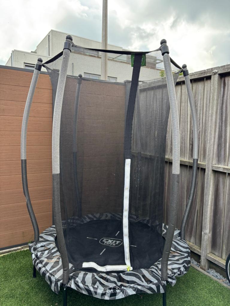 Exit toys trampoline - diameter 140cm, Ophalen, Gebruikt