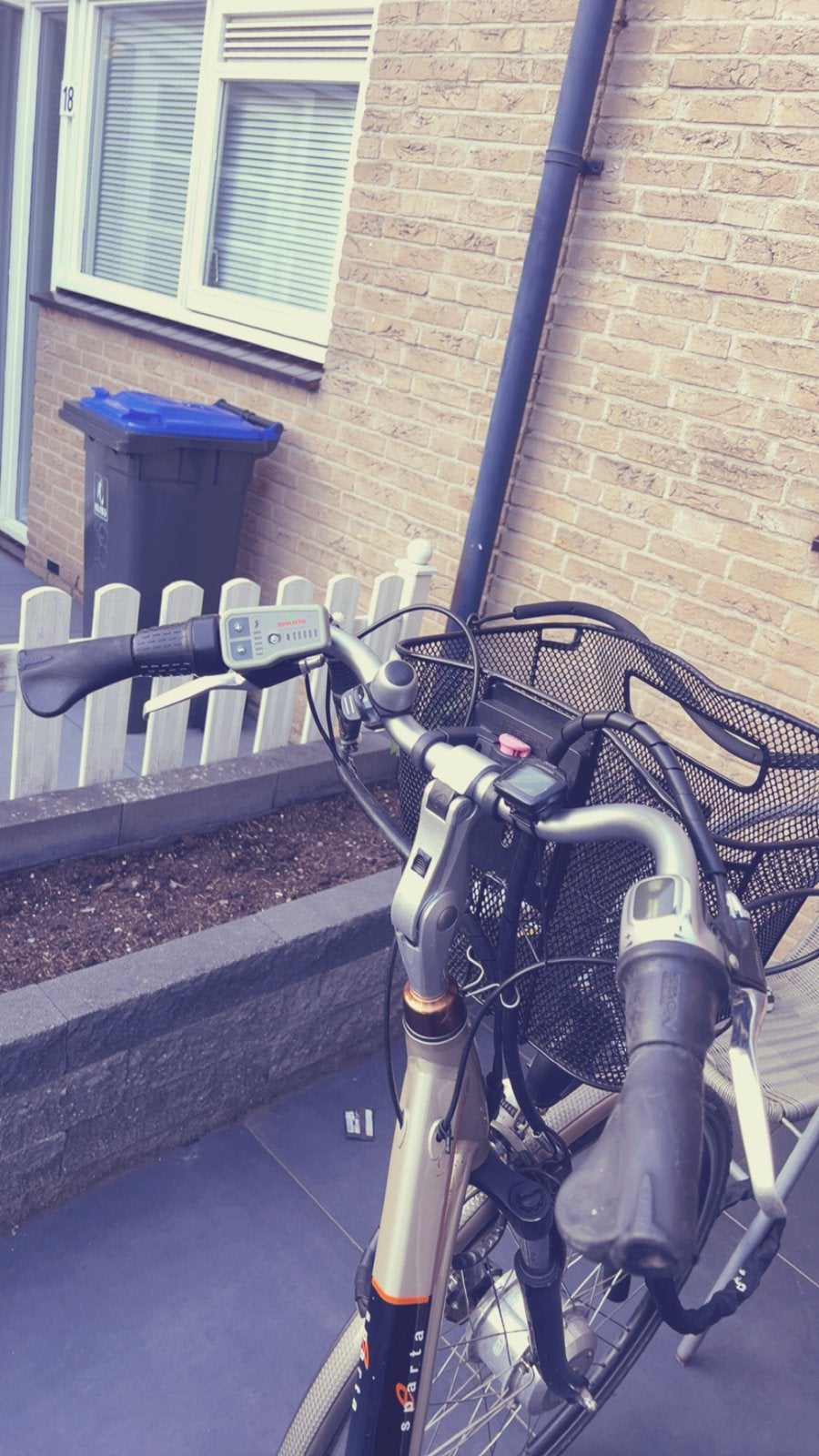 Sparta elektrische fiets - accu zit los, verder in orde, Ophalen, Gebruikt, Sparta