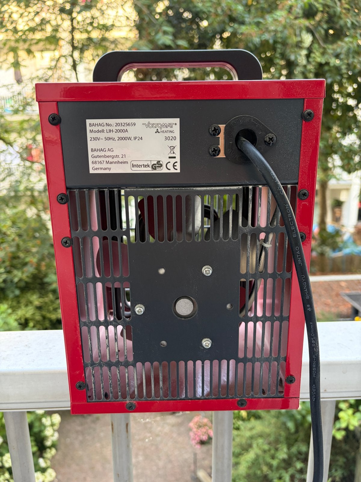 2kW elektrische kachel - zo goed als nieuw, Ophalen, 30 tot 80 cm, Kachel, Minder dan 60 cm