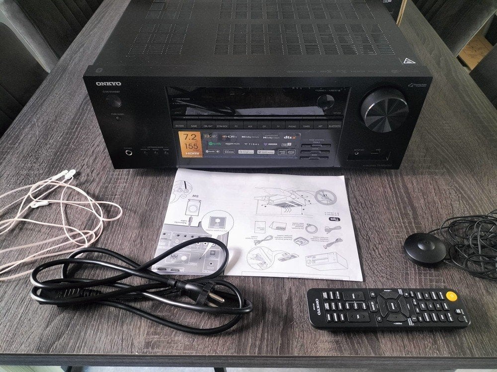 ONKYO TX-NR6050 Black Surround-receiver, Audio, Tv en Foto, Ophalen, Overige systemen, Nieuw, 120 watt of meer