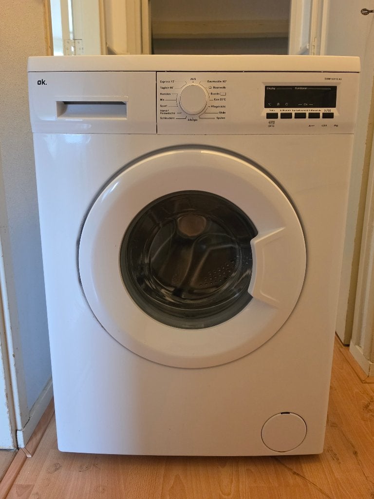 Wasmachine KO., Witgoed en Apparatuur, Ophalen, 4 tot 6 kg, Voorlader, 85 tot 90 cm