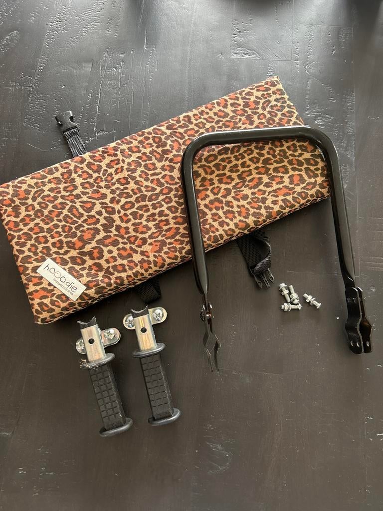 Fietsendrager achterop de fiets - Leopard print, Fietsen en Brommers, Ophalen, Gebruikt