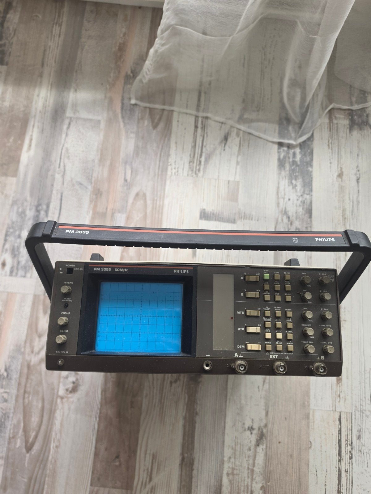 Philips PM 3055 60MHz Oscilloscoop - Goede Staat, Ophalen of Verzenden
