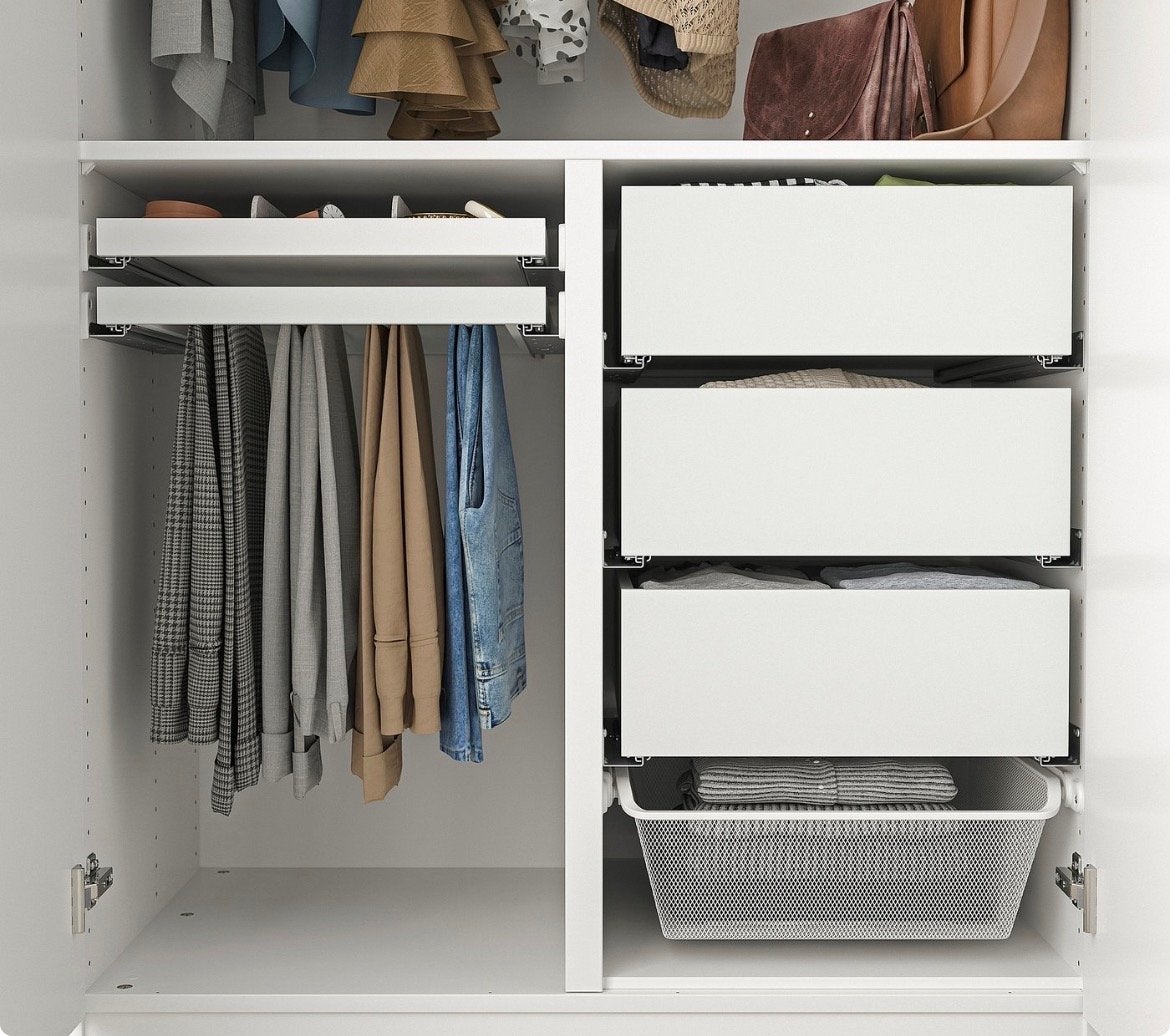 IKEA Pax Komplement kastverdeler 100cm, Ophalen, Met plank(en), 100 tot 150 cm, Zo goed als nieuw