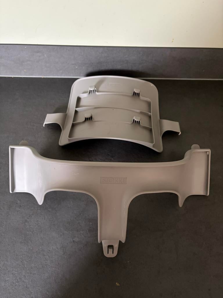 Stokke Tripp Trapp baby set Grijs, Ophalen, Gebruikt, Meegroeistoel, Stoelverkleiner