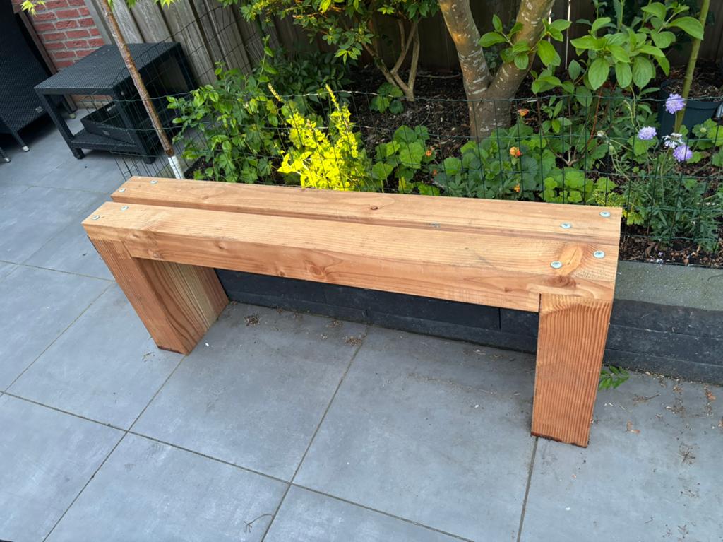 Douglas zit bankje 145x57, Ophalen of Verzenden, Hout