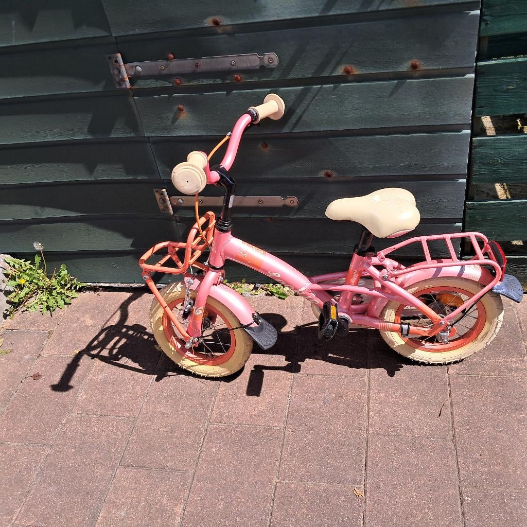 Kinderfiets, Ophalen, Terugtraprem, Zijwieltjes, Gebruikt