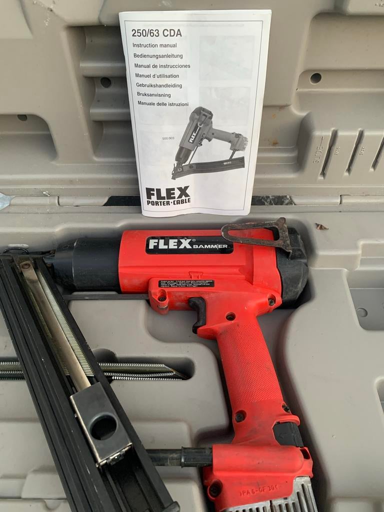 Flex Bammer 250/63 CDA Spijkerpistool op gaspatroon, Ophalen, Gebruikt