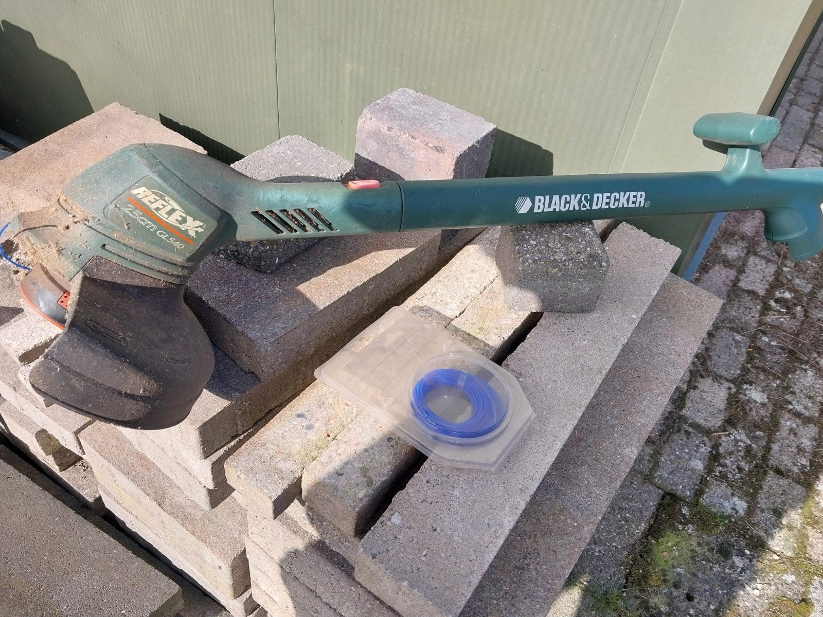 Black & Decker Reflex GL540 Elektrische Grastrimmer, Ophalen, Cirkelmaaier, Gebruikt, Elektrische grasmaaier
