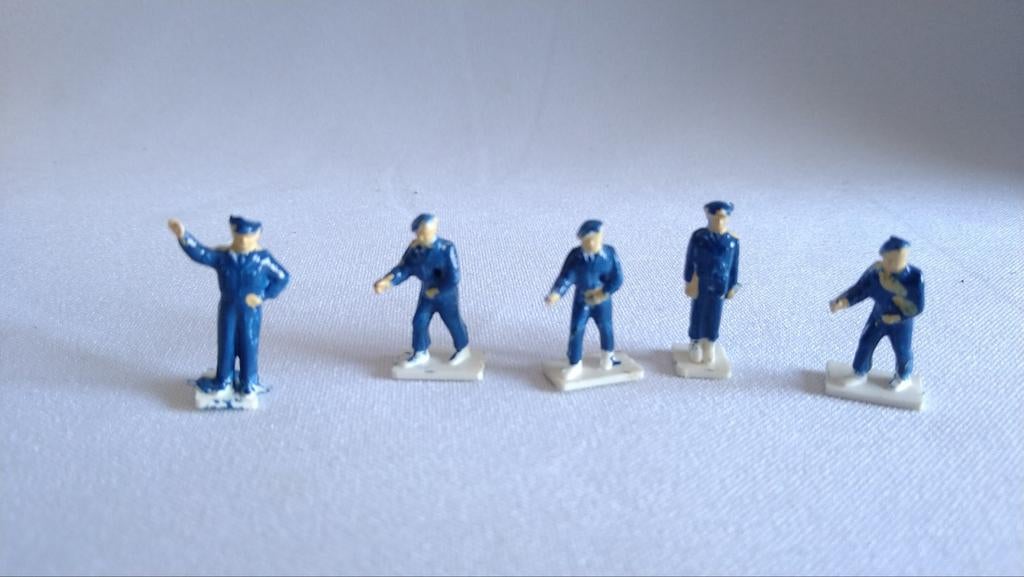 Miniatuur verkeersagenten verkeersregelaars diorama trein, Ophalen of Verzenden, Zo goed als nieuw, 1:50 of kleiner, Figuur of Figuren